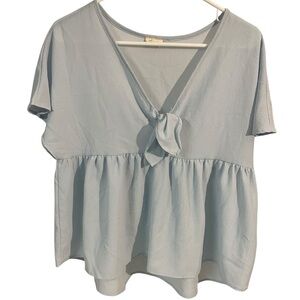 Light Blue Women's Blouse